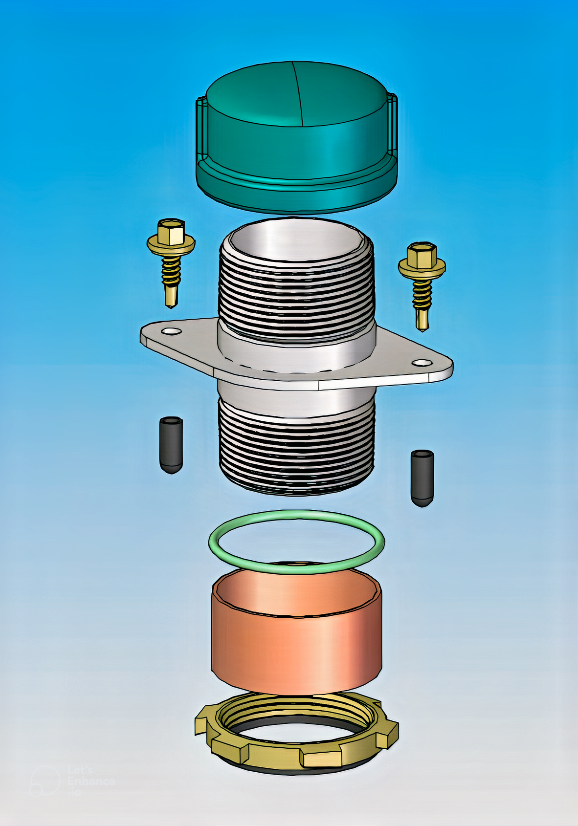 1.5" Hub for Communication Cabinet